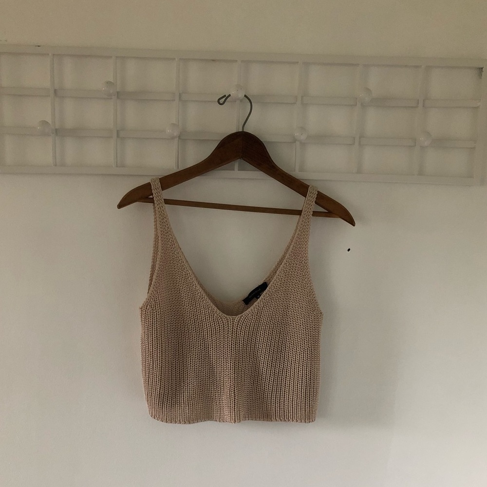 Knit crop top